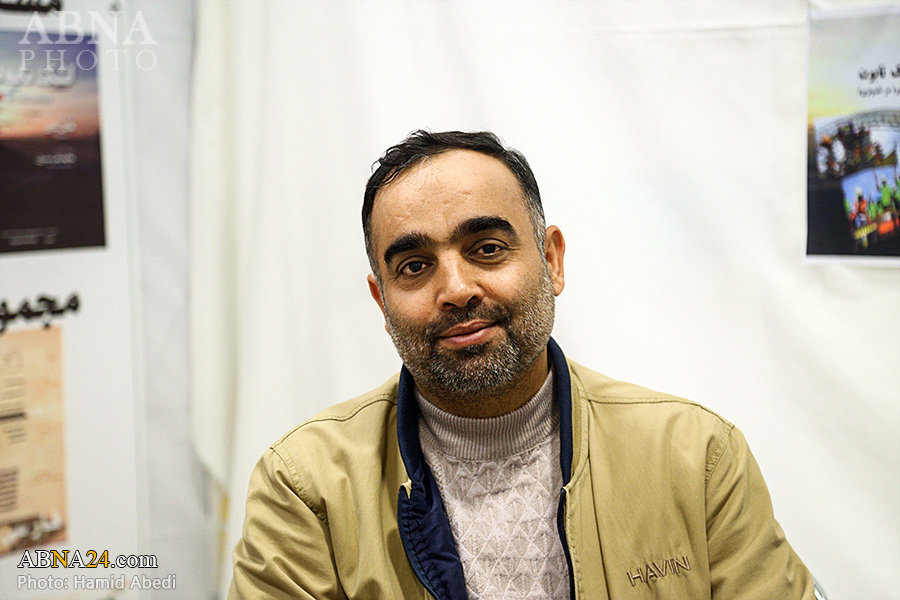 مسئول غرفه "کانون مبلغان رسانه‌ای بصیر": نمایشگاه انوار هدایت، یک نمایشگاه تخصصی است 