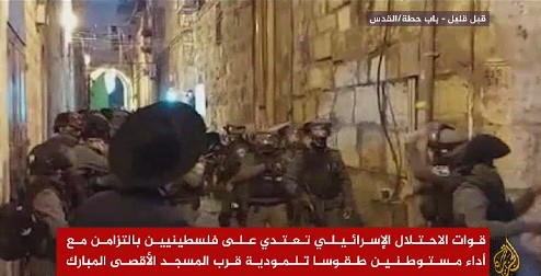 イスラエルが、アクサーモスクを襲撃