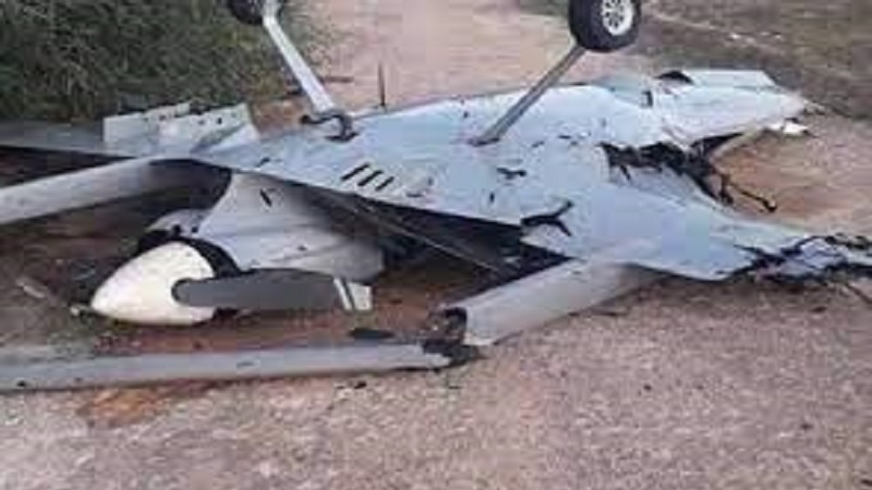 Lo schianto di un drone sionista a Nablus
