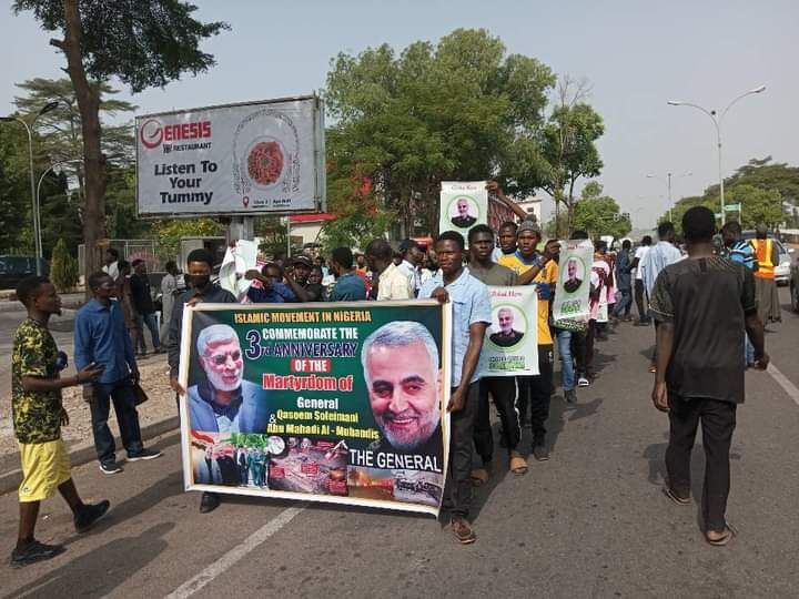 Sheikh Zakzaky followers commemorate 3rd martyrdom anniv of General Soleimani