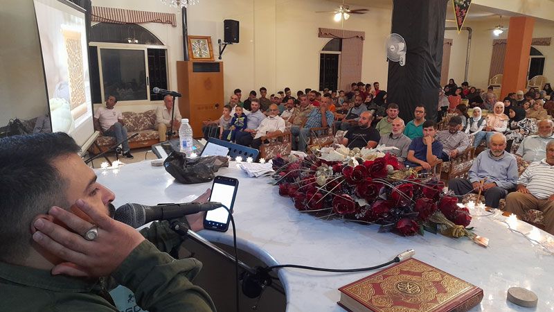 حزب الله اللبناني يقيم احتفالا في بلدة نحلة البقاعية بمناسبة عيد الغدير الأغر