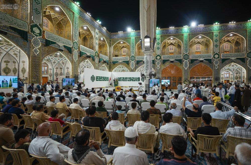 ضمن فعاليات أسبوع الولاية .. العتبة العلوية المقدسة تُقيم مهرجان الغدير الشعري الدولي+(صور)