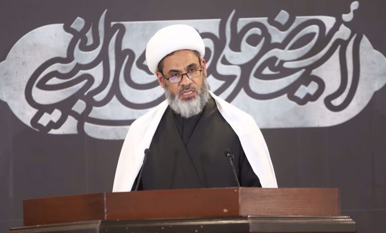الشيخ الصددي يدعو البحرينيين للجد في إحياء موسم عاشوراء بما يملكون من طاقات وإمكانيات وأدوات