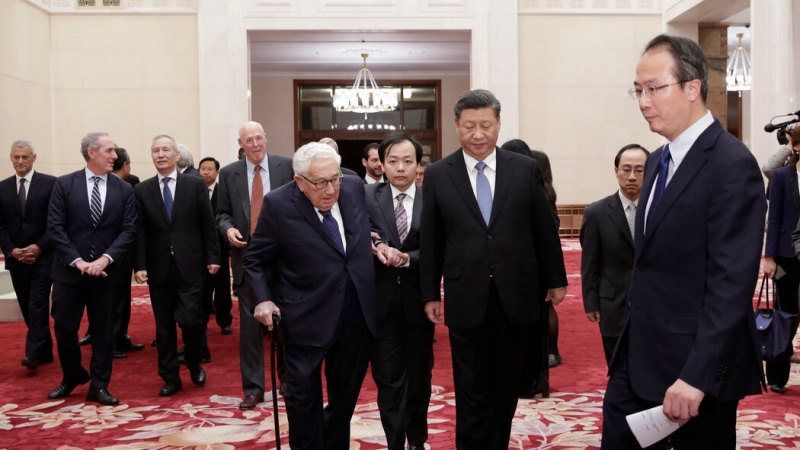 基辛格与中国防长会晤
