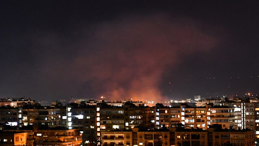 Syria counters Israeli missiles near Homs