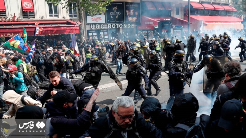  Fransa'da protestoların 4. gecesinde 1300'ü aşkın kişi gözaltına alındı