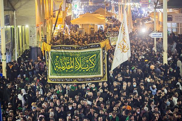 بمشاركة (200) موكب عزاء في إحياء مراسيم الأيام العشرة الأولى من شهر محرم الحرام في كربلاء