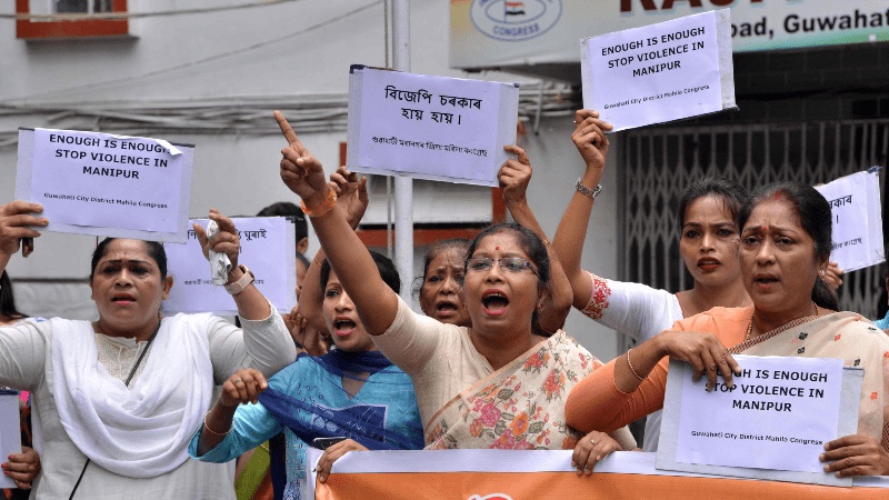 भारतः मणिपुर में औरतों को निर्वस्त्र कर परेड कराने के मामले में चार आरोपी गिरफ़तार, 77 दिन बाद कार्यवाही शुरू
