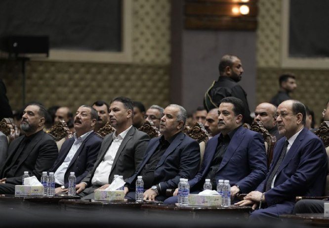 رئيس الوزراء العراق يشارك في مجلس العزاء الحسيني لرئيس رئيس دولة القانون 