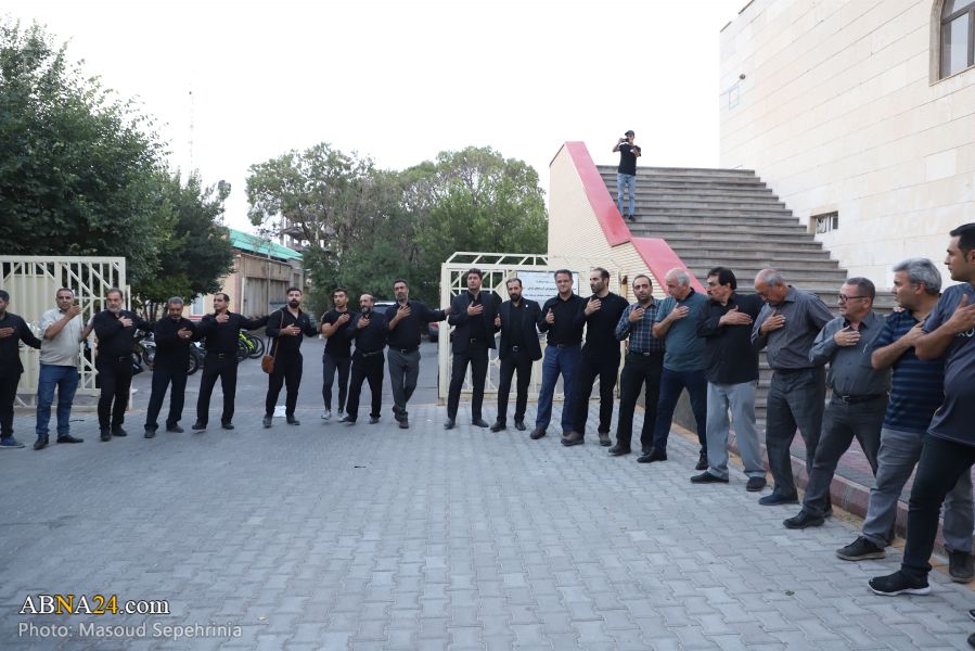 گزارش تصویری/ مراسم عزاداری و دسته "شاه‌حسین‌گویان" جامعه ورزشی فوتبال تبریز