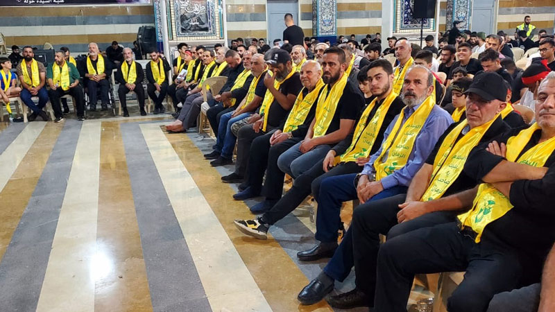  إقامة مجالس العزاء الحسينية في مختلف المناطق البقاعية اللبنانية برعاية حزب الله+(صور)