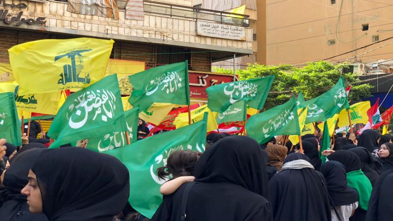 مسيرة مهيبة سيرا على الاقدام للسيدات مع الاطفال في لبنان بمناسبة اليوم العاشر من محرم