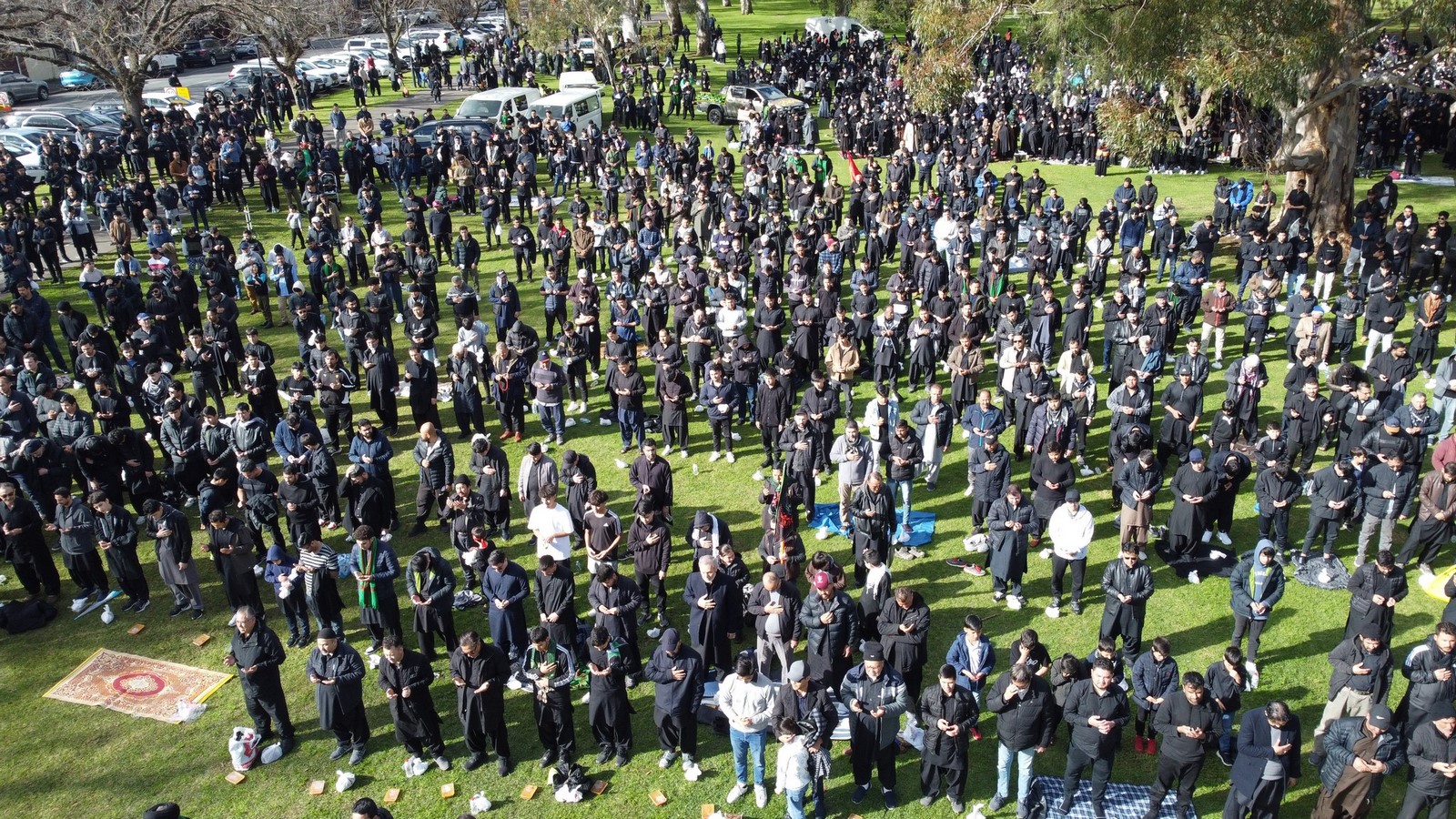 Photos: Ashura noon prayer and mourning procession in Adelaide, Australia