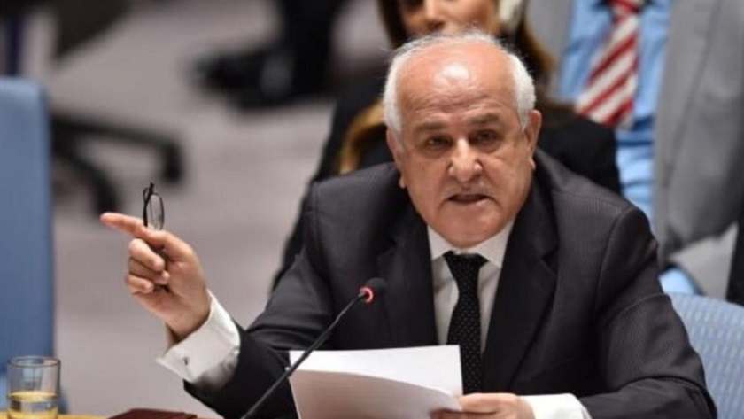 Palestinian official urges Int'l community to curb Israeli crimes