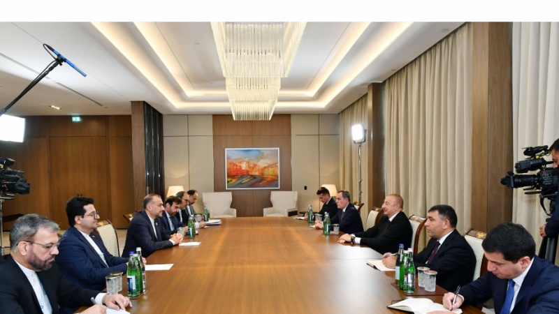 Əмир-Абдуллахиан Азəрбаyцан Республикасıнıн Президенти илə гöрüşüб