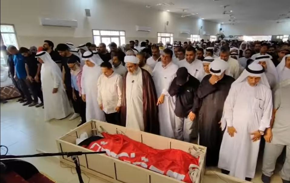 مشاركة جماهير غفيرة في تشييع الشهيد "محمد العالي" رغم تهديد السلطات البحرينية