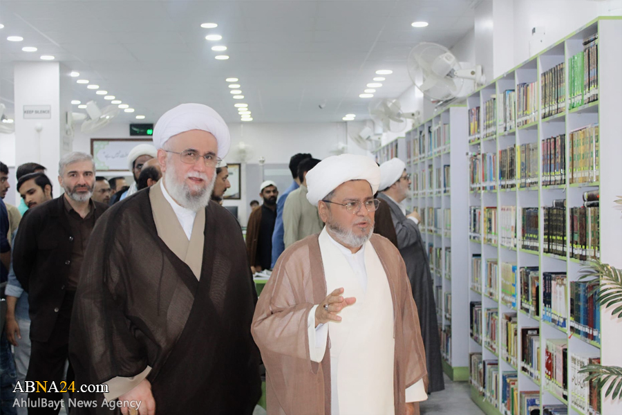 أمين عام المجمع العالمي لأهل البيت (ع) يزور مكتبة "جعفر الطيار" في كراتشي الباكستانية+(صور)