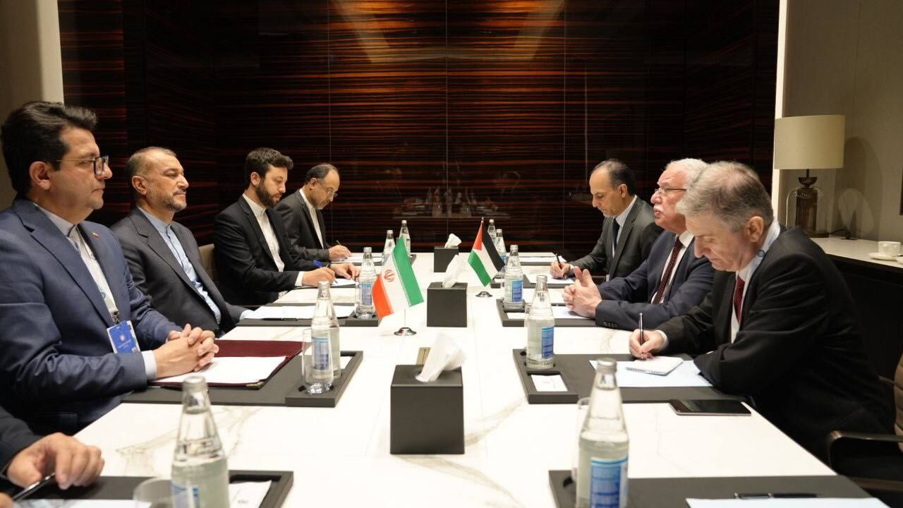 Iran, Palestine foreign Ministers meet in Baku