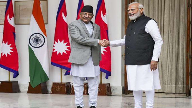 नेपाल के साथ भारत के संबंधों को हिमालय जितनी ऊंचाई तक ले जाना चाहते हैं" नरेन्द्र मोदी