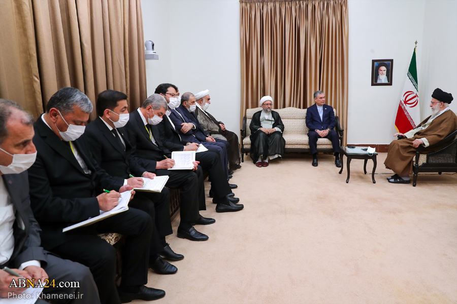 Photos: Imam Khamenei met with Gurbanguly Berdimuhamedow