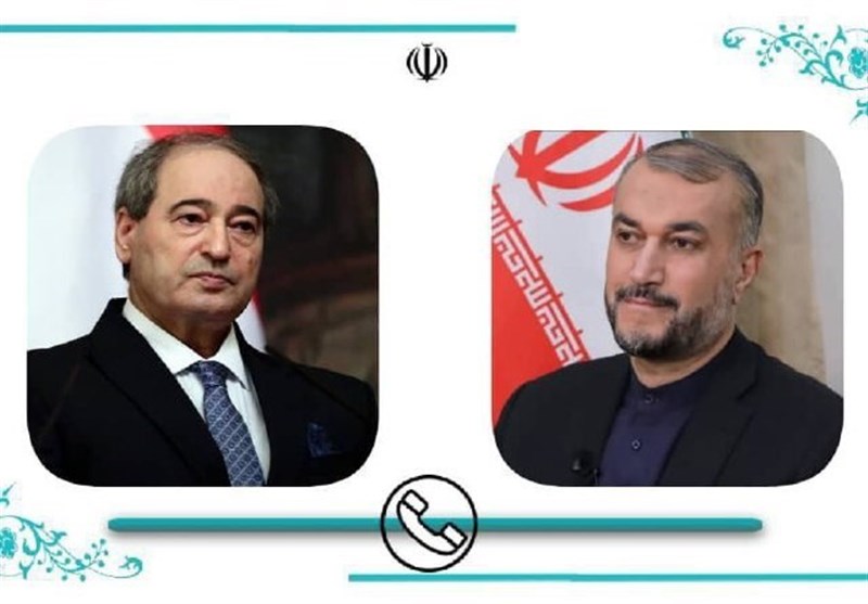 مباحثات هاتفية بين وزيري خارجية إيران وسوريا 