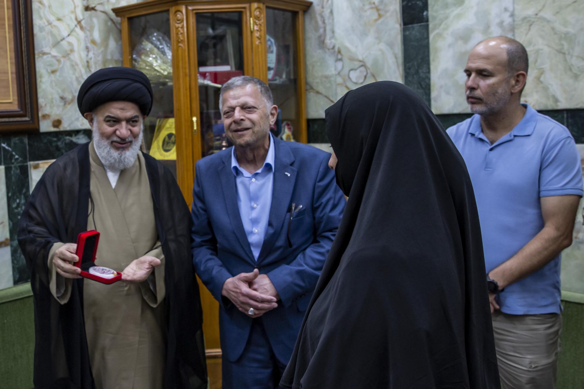 Sayed al-Safi to Spanish pilgrims: Karbala has become a haven for the hearts of all its visitors