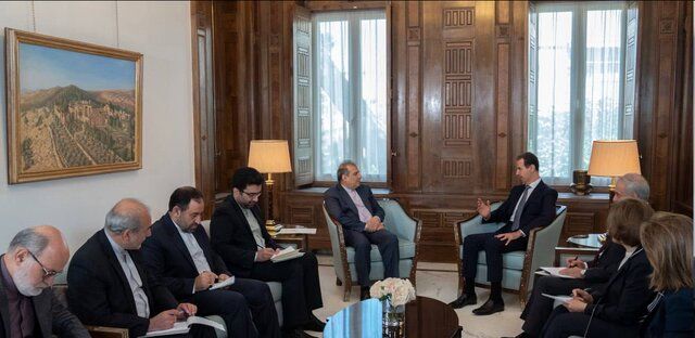 Iranian diplomat meets Syria's President in Damascus