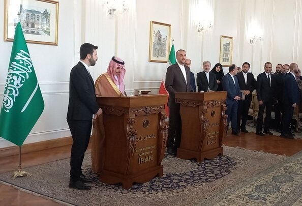 وزير الخارجية الإيراني: ناقشنا مختلف جوانب العلاقات بين طهران والرياض ودعم القضية الفلسطينية