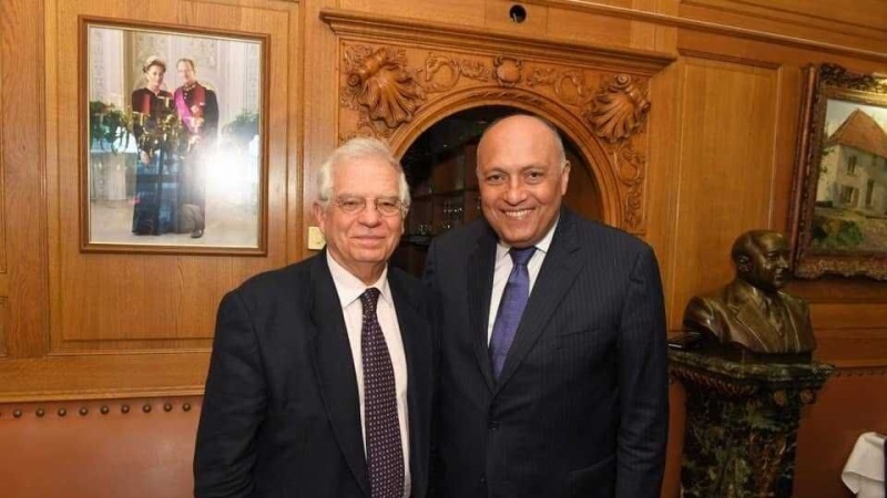 Ägyptischer Außenminister und Borrell sprechen über Palästina