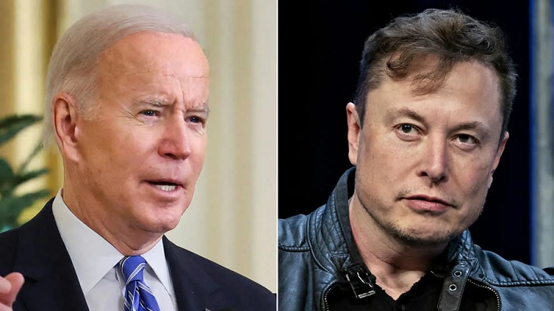 Илон Маск высмеял твиты Байдена
