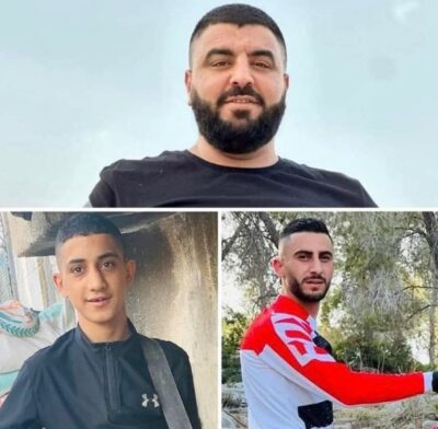 Three Palestinians martyred in Zionist drone attack in West Bank