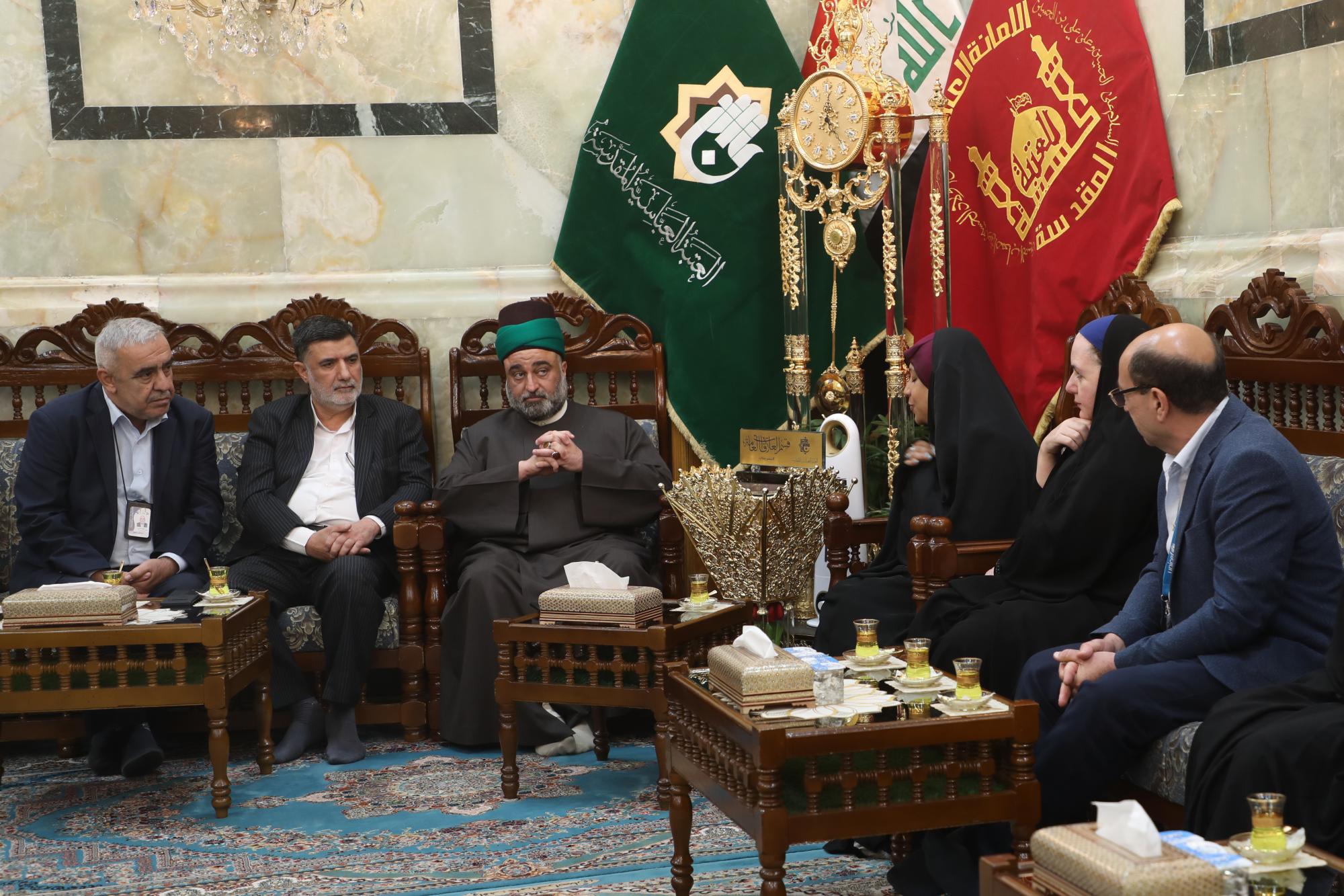 SG of Al-Abbas holy shrine receive UNICEF delegation (+Photos)