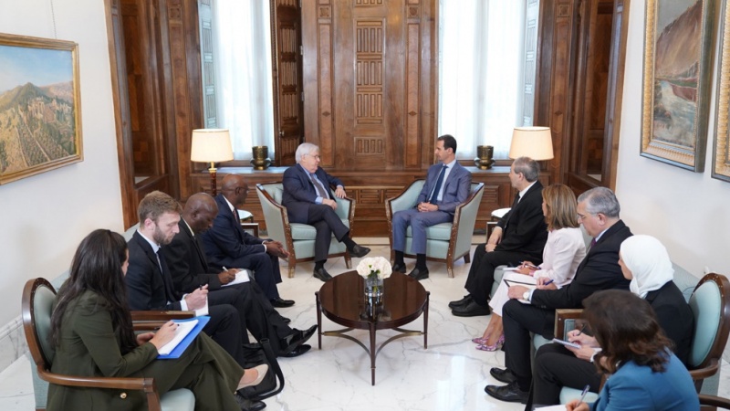 Präsident Assad zu UN-Hilfschef: Rückkehr von Flüchtlingen nach Syrien sollte nicht politisiert werden