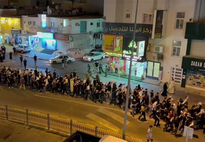  تظاهرات بحرینی‌ها در محکومیت اعدام دو جوان شیعه در عربستان