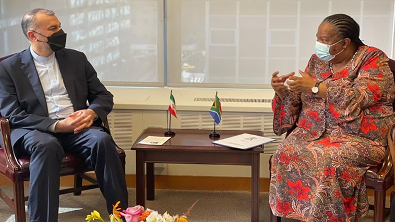 Iran na Afrika Kusini zatilia mkazo kustawisha uhusiano baina yao katika nyanja zote