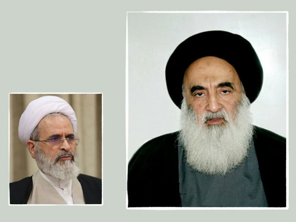 Head of Iran’s seminaries meets with Grand Ayatollah Sistani