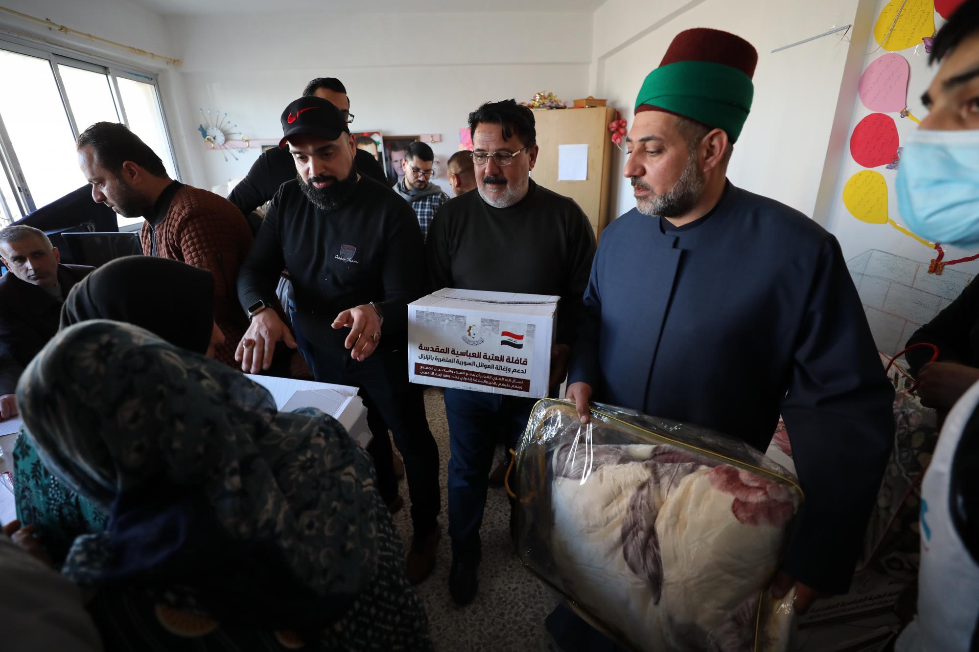 Al-Abbas shrine: we aim to provide relief assistance to one hundred thousand families in Syria