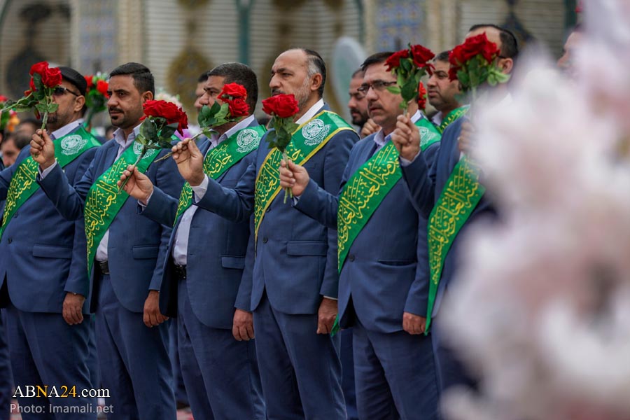 گزارش تصویری/ جشن خادمان حرم مطهر امام علی(ع) به مناسبت نیمه شعبان