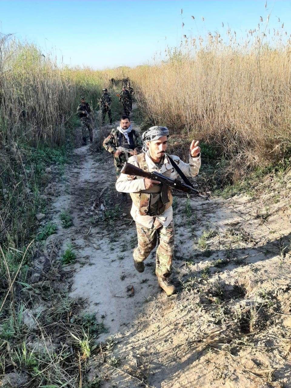 الحشد الشعبي ينفذ عملية دهم وتفتيش في صلاح الدين