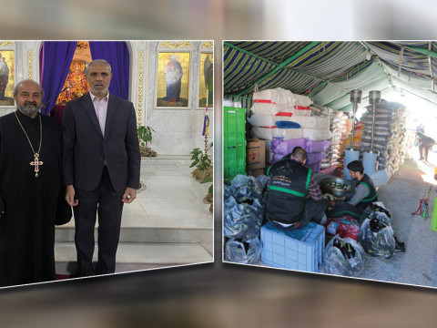 ممثل السيد السيستاني يوجه لتلبية احتياجات عوائل مسيحية متضررة من الزلزال في دمشق