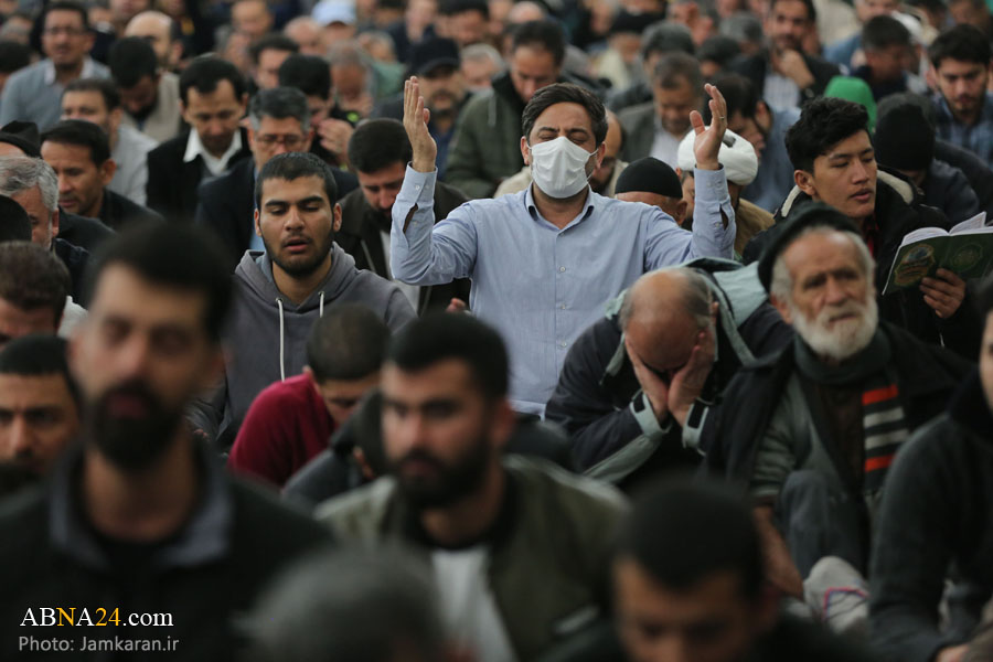 تقرير مصور / مراسم خاصة في قراءة "دعاء التوسل" في مسجد جمكران المقدس