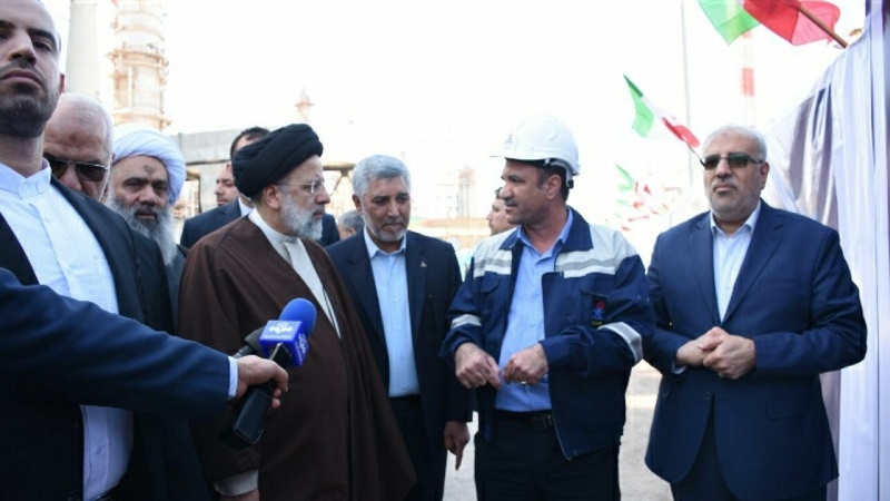 План развития Абаданского НПЗ был введен в эксплуатацию в присутствии президента ИРИ