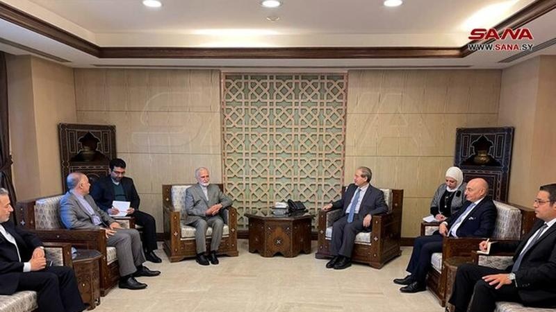 Irans Ex-Außenminister trifft syrischen Außenminister