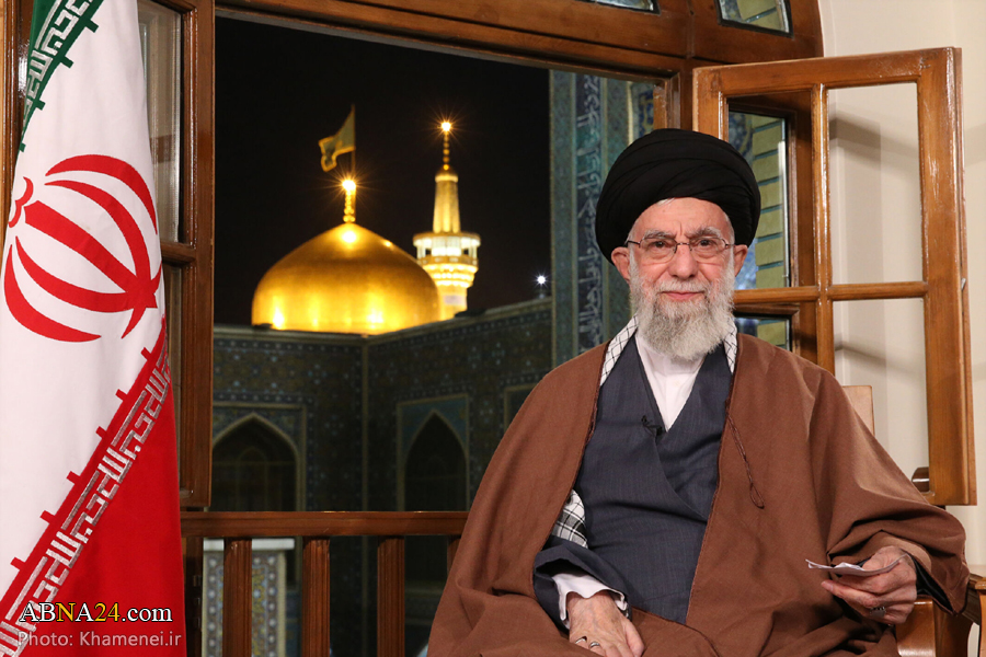 تقرير مصور / خطاب قائد الثورة الاسلامية بمناسبة حلول السنة الشمسية الايرانية الجديدة في حرم الإمام الرضا(ع)