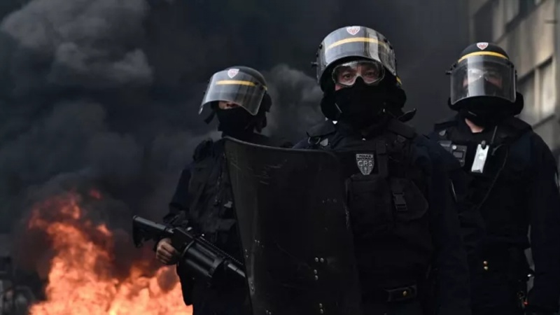 Massendemonstration gegen Rentenreform in Frankreich