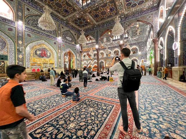 German journalist at Imam Hussain shrine: I felt secure in this beautiful place