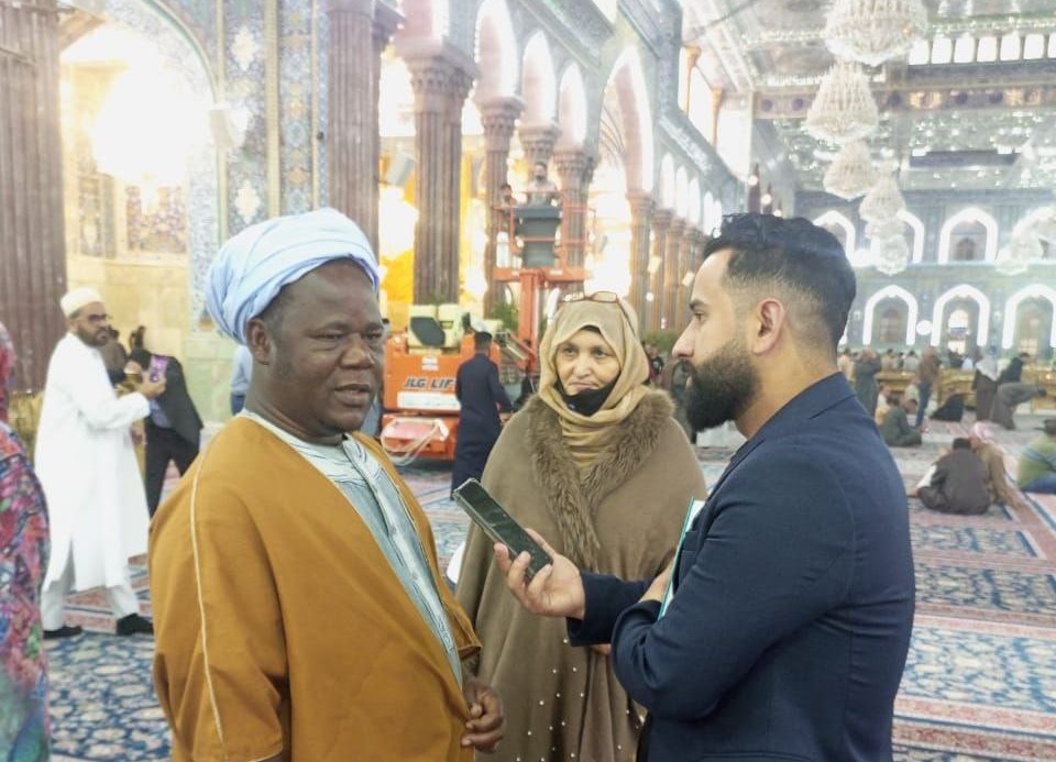 A delegation from Mauritania visits Imam Hussain Holy Shrine