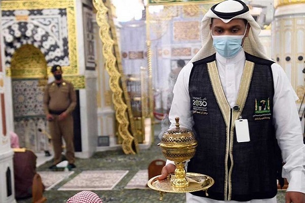 Special fragrances being used at Prophet’s Mosque in Medina during Ramadan