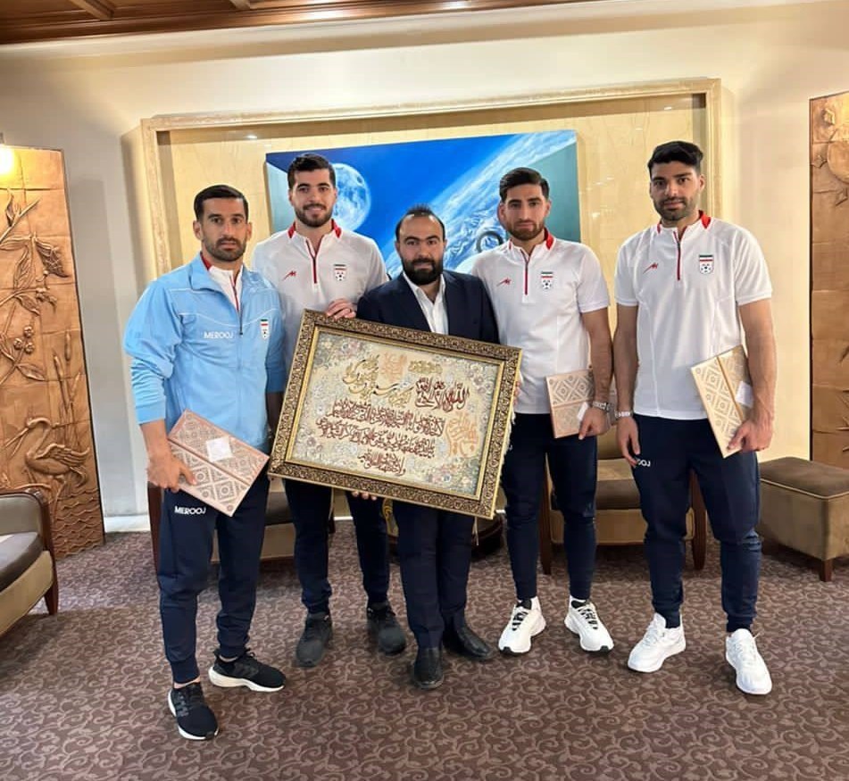 قدردانی مردم خوی از ملی‌پوشان فوتبال ایران + عکس