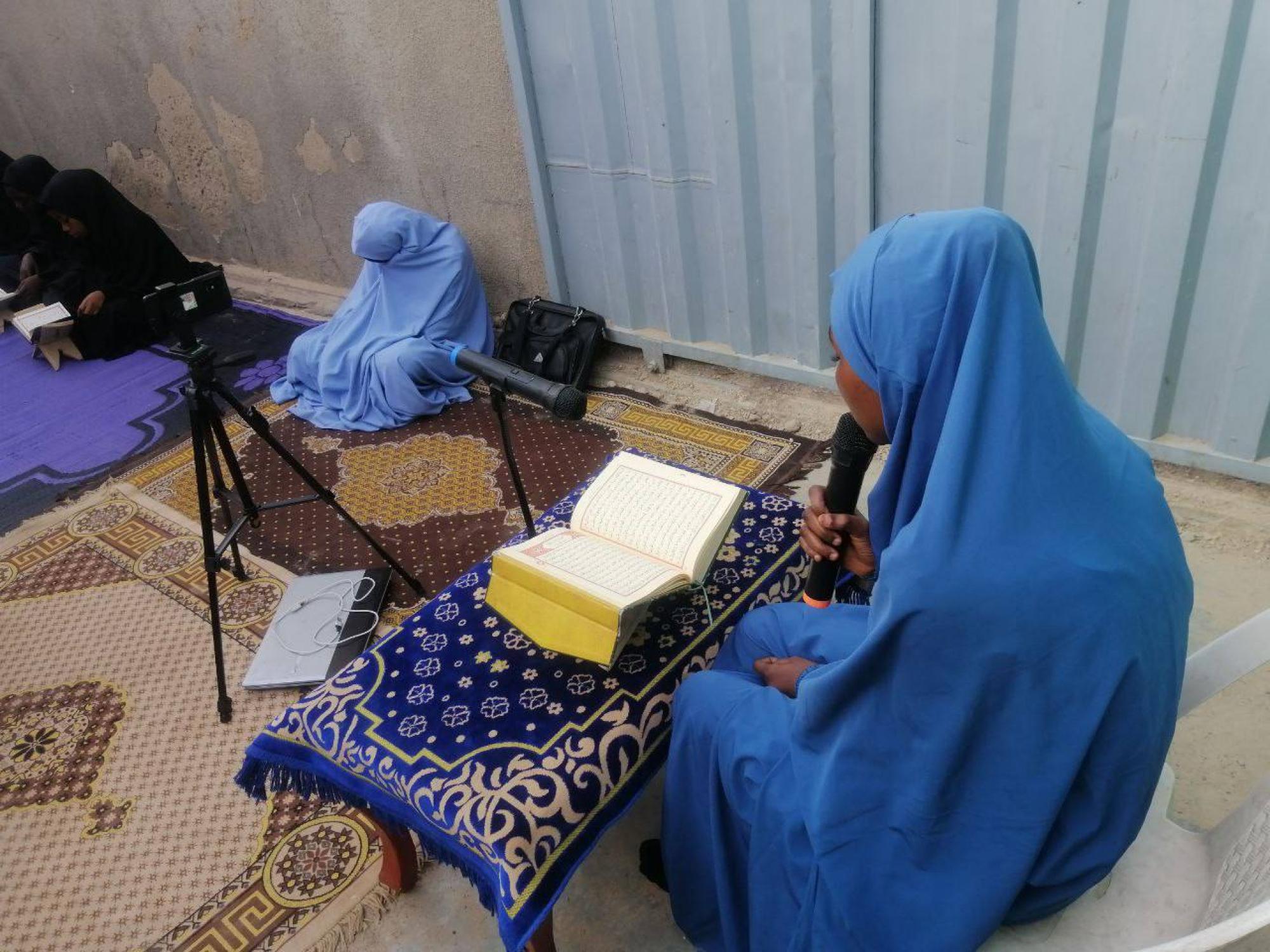 Al-Abbas shrine Intellectual Affairs organizes a Quranic session for Nigerian women in Ramadan month